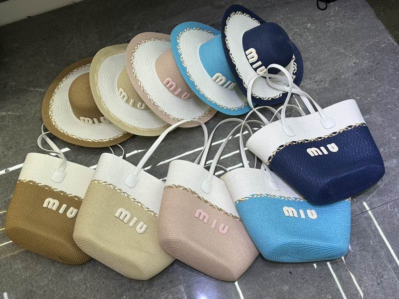 Miumiu beach bag hat 0626